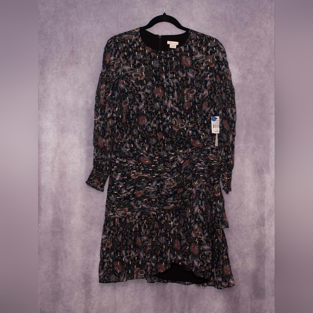 NWT Shoshanna Multicolor Long Sleeve Dress